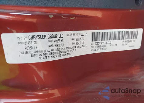 2012 Fiat 500 Pop from USA, damaged, VIN 3C3CFFAR7CT363712